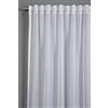 Gardinia Sehlbach Tenda pronta per l'uso con fettuccia, In voile con tasca di fissaggio, Bianco, 300 x 175 cm, Tessuto in voile trasparente, Traslucido, Certificato Oeko-Tex, Occhielli nascosti