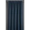 Gardinia Sehlbach Tenda pronta con fettuccia, Texture oscurante, Blu, 140 x 245 cm, A risparmio energetico in inverno, Termoresistente in estate, Fonoassorbenti, Certificato Oeko-Tex
