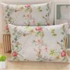 PETTI Artigiani Italiani - Coppia di Federe Cuscino 50x30 cm in Microfibra, Cuscini Arredo Camera da Letto, Divano, Salotto, Set 2 Fodere Copricuscino, Federa Spring Grigio, 100% Made in Italy