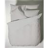 Bianca Plain Dyed Silver - Set copripiumino 200 x 220 + 65 x 65 (2)