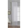 Gardinenbox Tenda a pannello New Amsterdam, altezza 245 x 60 cm, colore bianco, strutturata, moderna, semplice e versatile, con binario di scorrimento e asta di contrappeso, 2024740