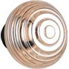 RL LIVE YOUR LIGHT Reality Leuchten Earl R27771113 - Lampada da parete a LED, in metallo nero opaco, vetro ambra, con LED da 1,5 Watt, 4 ingressi touch