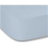Bianca Plain Dyed Blue Lenzuolo con angoli, 140 x 200 cm