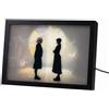 Grupo Erik: Quadro LED di Wednesday Addams, Lamina decorativa Illuminata per cameretta ragazza, stanza bambine/Decorazione Mercoledì Addams, serie Netflix Ufficiale