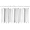 Gardinia Sehlbach Tenda bistrot in voile con pizzo sull'orlo, Bianco, 150 x 45 cm, Tocco elegante, Accento romantico, Montaggio semplice, Tessuto traslucido, Certificato Oeko-Tex