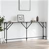 Gecheer Tavolo Consolle,Tavolo Consolle da Ingresso,Tavolo Console Alto,Tavolino Consolle Ingresso,Tavolo Consolle in Legno,Tavolo da Pranzo, Grigio Sonoma 180x23x75 cm in Legno Multistrato