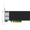 GLOTRENDS ST7318 Scheda di rete Ethernet 10Gb RJ45 a 2 porte compatibile con controller Intel X540, interfaccia PCIE 2.0 X8, supporto Windows 11/10/Windows Server/Linux/ESX/VMware ESXi