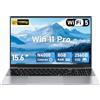 FUNYET Computer Portatile da 15,6 pollici Celeron N4000, Wind 11, Pc Portatile 8 GB RAM LPDDR4 256 GB SSD, Convertibile 180 °Portatile Laptop IPS FHD Schermo 1920 x 1080, BT5.0, USB3.0, HDMI, TF Card