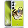 Head Case Designs Scoiattolo Che Ascolta La Musica Animali Divertenti Custodia in Gel [Protezione di Grado Militare] Compatibile con Samsung Galaxy A55 5G