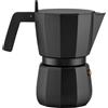 ALESSI Caffettiera "moka" per 6 Tazze Nera (0,3l)