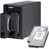 Qnap TR-002 DAS Storage 2-Bay - 8000GB - 0 GB RAM Microprocessor with hardware RAID No - refurbished