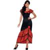 SMIFFYS Costume Senorita Flamenco, Nero, con abito e copricapo Halloween