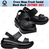 Crocs Mega Crush sandalo nero nero 207989-001 taglia unisex