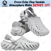 Crocs Sandali Crocs Echo Clog Atmosphere White 207937-1FT taglia unisex