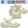 Crocs Mega Crush sandalo osso bianco 207989-2Y2 taglia unisex