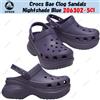 Crocs Bae Zoccoli Sandali Paralume da Notte Blu 206302-5CI Taglia Unisex