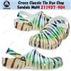 Crocs Sandali Crocs Classic Tie Dye Clog Multi 211937-90H taglia unisex