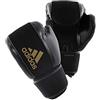 adidas Pugilato Washable Guantoni da Boxe Lavaggio Bar, Unisex, adiHBWG01, Nero/Oro, L XL