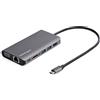 StarTech.com DKT30CHVAUSP base para portátil y replicador de puertos Alámbrico USB 3.2 Gen 1 (3.1 Gen 1) Type-C Negro, Gris