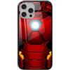 ERT GROUP custodia per cellulare per Apple Iphone 13 PRO originale e con licenza ufficiale Marvel, modello Iron Man 024 in vetro temperato, custodia protettiva
