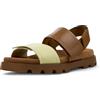 Camper Brutus Sandal K201323, Sandali a 2 strisce Donna, Nero 013, 41 EU