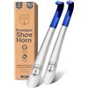 HOUNDSBAY Labrador 41cm Calzascarpe di Metallo - Molto Lungo e Stabile (Blu Navy)