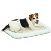 MidWest Homes for Pets Comodo letto per cani a cuscino lungo 60,96 cm, per cani o gatti, adatto a una gabbia lunga 60,96 cm, compatibile con lavatrice e asciugatrice, modello 40224, in pile bianco