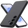 Byvuwiay Cover per Samsung Galaxy S25 5G, Morbida Silicone Liquida TPU Protettivo Ultra Slim Custodia Antiurto, Custodia Compatibile con Samsung Galaxy S25 5G - Nero