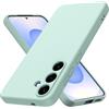 Byvuwiay Cover per Samsung Galaxy S25 5G, Morbida Silicone Liquida TPU Protettivo Ultra Slim Custodia Antiurto, Custodia Compatibile con Samsung Galaxy S25 5G - Menta