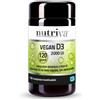 NUTRIVA Vegan D3, Integratore Alimentare a Base di Vitamina D3, Ideale per le Ossa e per il Supporto del Sistema Immunitario, Naturale, Privo di OGM, Glutine e Allergeni - 120 Compresse Masticabili