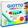 Fila - Giotto Giotto Turbo Maxi scatola da 24 pennarelli colorati
