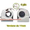 Siliconvalleystore Ventolina Cpu Fan ASUS K550 X550 F550 F550J A550J K550J K550JD A550JK | [11mm]