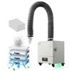 VEVOR Estrattore di Fumi di Saldatura 459 m³/h Aspiratore di Fumi di Saldatura ad Aspirazione Forte con Motore Senza Spazzole 280 W Filtri 4 Stadi, 10 Velocità con Telecomando per Saldatura, Incisione