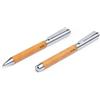 Set Penne in Metallo e Pelle Riciclata Personalizzato Perfetto come Idea Regalo