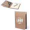 1 Cartella Cartone Riciclato con Penna 23x32 Personalizzato Ideale come Gadget Aziendale