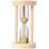 1 Clessidra da 3 Minuti in Legno e Vetro Personalizzata Ideale come Gadget Promozionale