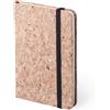 50 Block Notes con Copertina Soft Touch in Sughero Naturale e Dettagli Coordinati Personalizzati
