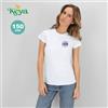 1 Classica T-Shirt Donna Manica Corta Bianca Personalizzata - WCS150