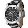 Invicta I-Force Orologio da Uomo in acciaio inossidabile con movimento Quarzo - 46mm, Argento/Nero