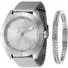 Invicta Specialty Orologio da Uomo in acciaio inossidabile con movimento Quarzo - 45mm, Argento