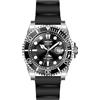 Invicta Pro Diver Orologio da Uomo in acciaio inossidabile con movimento Quarzo - 43mm, Argento/Nero