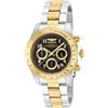 Invicta Speedway Orologio da Uomo in acciaio inossidabile con movimento Quarzo - 39mm, Oro/Bicolore