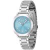 INVICTA Wildflower Orologio da Donna in acciaio inossidabile con movimento Quarzo - 32mm, Argento/Blu