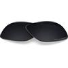 BLAZERBUCK Lenti di ricambio polarizzate anti-sale per occhiali da sole Oakley Double Edge OO9380, Nero - Polarizzato, 0