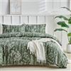 Tokokimo Set Copripiumino Matrimoniale 240x220 cm Microfibra Stile Salvia Dipinti a Mano, Copripiumone Morbido e Resistente Alle Rughe, 1 copripiumini + 2 Federa 50x80, Verde Scuro
