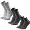 DANISH ENDURANCE Calze Trekking Lana Merino, Calze Termiche Lunghe, Medie e Corte, Traspiranti e Anti-Vesciche, Unisex, 3 Paia