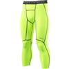 ARSUXEO 3/4 Collant a Compressione Uomo Corsa Leggings Capri Pantaloni Sport Palestra K75 Color Verde M