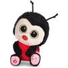 NICI Peluche Glubschis Coccinella Lily May 15 cm, peluche con grandi occhi glitterati