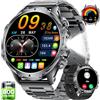 LIGE Smartwatch Uomo con Torcia LED/800mAh, 1.85'' HD Orologio Smartwatch con Chiamata Bluetooth, IP68 Impermeabile 110+ modalità Sportive per Android iOS