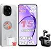 Blackview Color 6 Smartphone Android 15, 24(8+16) GB+128GB/2TB, Octa-Core, 6.67" 90 Hz, 50MP+13MP, Telefono 2025, 5000 mAh 18W, Cellulare Doppia SIM/OTG/Face ID/Fingerprint/Jack per Cuffie da 3,5 mm